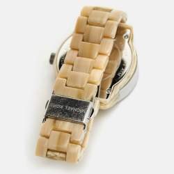Michael Kors Mother Of Pearl Acetate Stainless Steel Ritz MK5625 Women's Wristwatch 37 mm