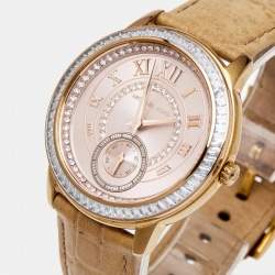 Michael Kors Rose Gold PVD Coated Stainless Steel Madelyn MK2448 Women's Wristwatch 40 mm