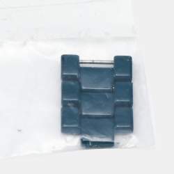 Pre Owned Michael Kors Blue Teal Coated Stainless Steel Ritz MK6722 Women's Wristwatch 37 mm