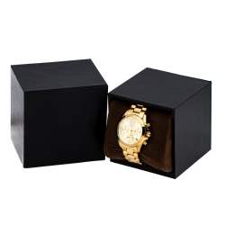 مملوكة مسبقًا  Michael Kors Yellow Gold Plated Stainless Steel Runway MK6798 Women's Wristwatch 36 mm