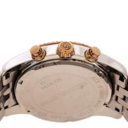 Pre Owned Michael Kors Silver Three-Tone Stainless Steel Lexington MK5735 Women's Wristwatch 38 mm