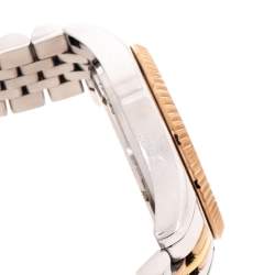 Pre Owned Michael Kors Silver Three-Tone Stainless Steel Lexington MK5735 Women's Wristwatch 38 mm