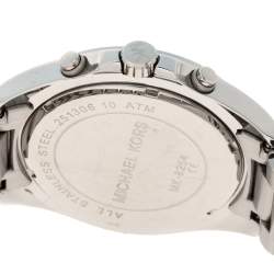 Michael Kors Silver Stainless Steel Bradshaw MK8254 Men's Wristwatch 48 MM