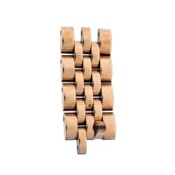Pre Owned Michael Kors Pink Rose Gold Tone Stainless Steel Lexington Petite MK3285 Women's Wristwatch 26 mm
