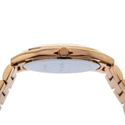 Michael Kors Brown Rose Gold Plated Steel Runway MK3181 Women's Wristwatch 42 mm