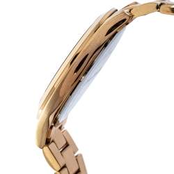 Michael Kors Brown Rose Gold Plated Steel Runway MK3181 Women's Wristwatch 42 mm