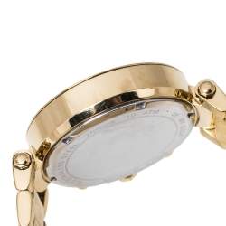 Pre Owned Michael Kors Yellow Gold Tone Stainless Steel Parker MK5354 Women's Wristwatch 39 mm