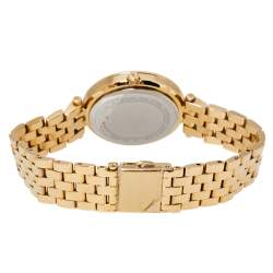 مملوكة مسبقًا ساعة يد نسائية مايكل كورس نسائية دارسي باف أم كيه3430 ستانلس ستيل لون ذهب أصفر 33 م