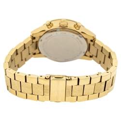 مملوكة مسبقًا ساعة يد نسائية مايكل كورس "ريتز كرونوغراف إم كيه6597"ستانلس ستيل ذهبي اللون 37 مم