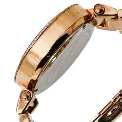 Pre Owned Michael Kors Mother of Pearl Rose Gold Tone Stainless Steel Parker MK5491 Women's Wristwatch 39 mm