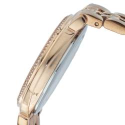 Pre Owned Michael Kors Mother Of Pearl Rose Gold Tone Stainless Steel MK3643 Women's Wristwatch 33mm