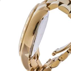 Pre Owned ساعة يد نسائية مايكل كورس لايتون أم كيه5959 ستانلس ستيل لون ذهب أصفر 43 مم