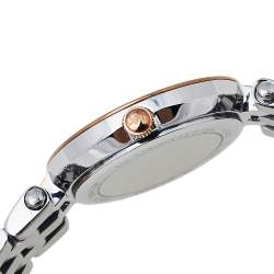 Pre Owned Michael Kors Silver Two Tone Stainless Steel Darci MK3298 Women's Wristwatch 26 mm 
