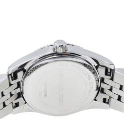 Pre Owned Michael Kors Silver Stainless Steel Lexington MK3228 Women's Wristwatch 26 mm