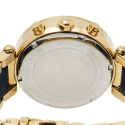 Pre Owned Michael Kors Champagne Gold Plated Stainless Steel Parker MK6238 Women's Wristwatch 39 mm