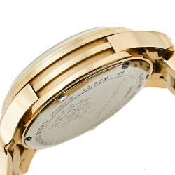 Pre Owned ساعة يد نسائية مايكل كورس واتش هنغر ستوب إم كيه5815 ستانلس ستيل ذهبي اللون زرقاء 38 مم