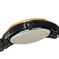 Pre Owned ساعة يد نسائية مايكل كورس ليكيبن�غتون إم كيه3299 ستانلس ستيل مطلي ايون سوداء 26 مم