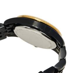 Pre Owned ساعة يد نسائية مايكل كورس ليكيبنغتون إم كيه3299 ستانلس ستيل مطلي ايون سوداء 26 مم