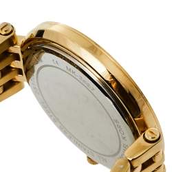 Pre Owned Michael Kors Pink Gold Tone Stainless Steel Darci MK3507 Women's Wristwatch 39 mm