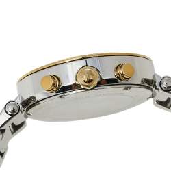 مملوكة مسبقًا Michael Kors Silver Two-Tone Stainless Steel Parker MK5626 Women's Wristwatch 39 mm