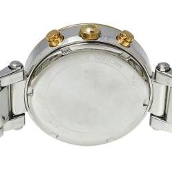 مملوكة مسبقًا Michael Kors Silver Two-Tone Stainless Steel Parker MK5626 Women's Wristwatch 39 mm