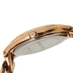 Pre Owned ساعة يد نسائية مايكل كورس رونواي إم كيه3223 رفيعة ستانلس ستيل ذو لون ذهبي وردي 42 مم