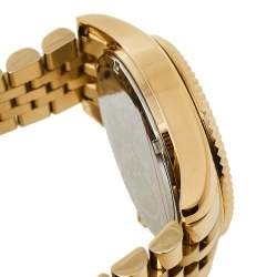 Pre Owned Michael Kors Champagne Gold Tone Stainless Steel Lexington MK5556 Women's Wristwatch 38 mm