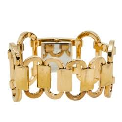 Pre Owned Michael Kors Gold Tone Stainless Steel MK3065 Women's Wristwatch 27 mm