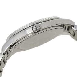 Pre Owned Michael Kors Blue Stainless Steel Blake MK3225 Unisex Wristwatch 41.50 mm