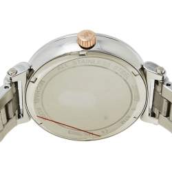 Pre Owned سا عة يد نسائية مايكل كورس أم كيه3880 صوفي ستانلس ستيل مطلي ذهب فضي 36 مم