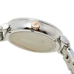 Pre Owned ساعة يد نسائية مايكل كورس أم كيه3880 صوفي ستانلس ستيل مطلي ذهب فضي 36 مم