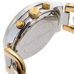 Pre Owned ساعة يد نسائية مايكل كورس أم كيه3199 سلسلة ملتفة ستانلس ستيل لونين فضي 38 مم