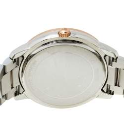 Pre Owned Michael Kors Mother of Pearl Two-Tone Stainless Steel Madelyn MK6288 Women's Wristwatch 40 mm