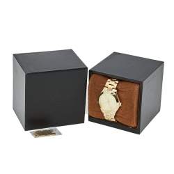 مملوكة مسبقًا ساعة يد نسائية مايكل كورس رانواي  MK3512 ستانلس ستيل رفيعة ذهبي ستانلس ستيل ذهبي اللون رفيعة مقاس 34 مم