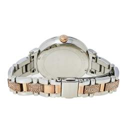 مملوكة مسبقًا ساعة يد نسائية مايكل كورس سوفيا MK3880 ستانلس ستيل ثنائي اللون فضية 36مم