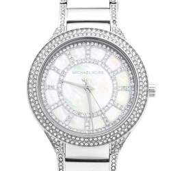 مملوكة مسبقًا Michael Kors Mother of Pearl Stainless Steel Kerry MK3311 Women's Wristwatch 37 mm
