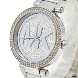 Pre Owned ساعة يد نسائية مايكل كورس باركر MK5925 ستانلس ستيل كريستال 39 مم