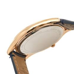 مملوكة مسبقًا ساعة يد نسائية مايكل كورس رفيعة راناواي أم كيه-2466 جلد ستانلس ستيل مطلي ذهب وردي سالمون 42مم