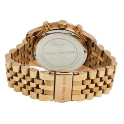 مملوكة مسبقًا ساعة يد نسائية مايكل كورس ليكسينغتون MK5569 ستانلس ستيل مطلي ذهب وردي 38 مم