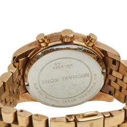 مملوكة مسبقًا ساعة يد نسائية مايكل كورس ليكسينغتون MK5569 ستانلس ستيل مطلي ذهب وردي 38 مم