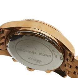 مملوكة مسبقًا ساعة يد نسائية مايكل كورس ليكسينغتون MK5569 ستانلس ستيل مطلي ذهب وردي 38 مم