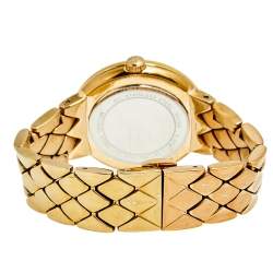 مملوكة مسبقًا Michael Kors Mother of Pearl Rose Gold Plated Stainless Steel Courtney MK3705 Women's Wristwatch 36 mm