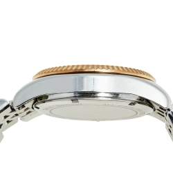 Pre Owned Michael Kors Silver Tri-Tone Stainless Steel Lexington MK5735 Women's Wristwatch 38 mm