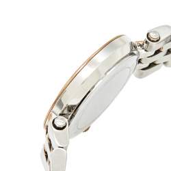 Pre Owned MIchael Kors Silver Two Tone Stainless Steel Petite Darci MK3298 Women's Wristwatch 26 mm