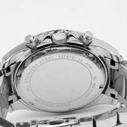 Michael Kors Silver Stainless Steel Crystal MK5165 Women's Wristwatch 39 mm