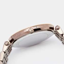 مملوكة مسبقًا Michael Kors Brown PVD Coated Coated Stainless Steel Darci MK3416 Women's Wristwatch 39 mm