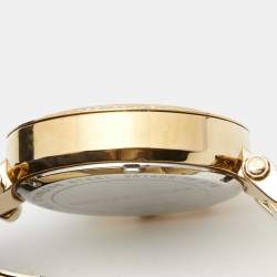 مملوكة مسبقًا ساعة يد نسائية مايكل كورس باركر MK5354 ستانلس ستيل مطلي ذهب شامبين 39 مم