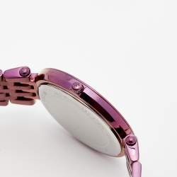 Pre Owned Michael Kors Grey PVD Coated Stainless Steel Darci MK3554 Women's Wristwatch 39 mm 