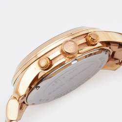 Michael Kors Rose Gold Plated Stainless Steel Runway MK5128 Women's Wristwatch 38 mm