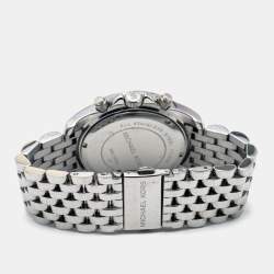 Michael Kors White Stainless Steel Pressley MK5863 Women's Wristwatch 39 mm